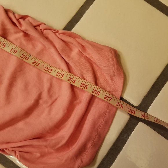 Victoria's Secret Peach Ruched Long Tank Top - Picture 6 of 8